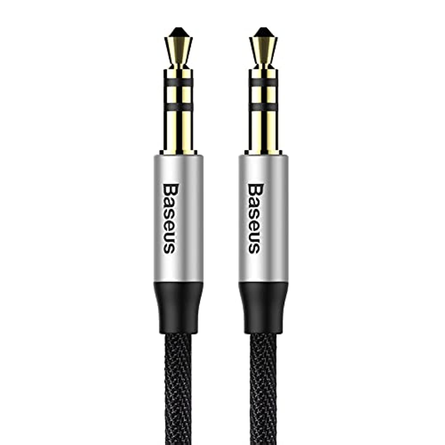 Baseus Cable audio Jack 3,5mm Yiven M30 M/M 1m (Noir/Argent)