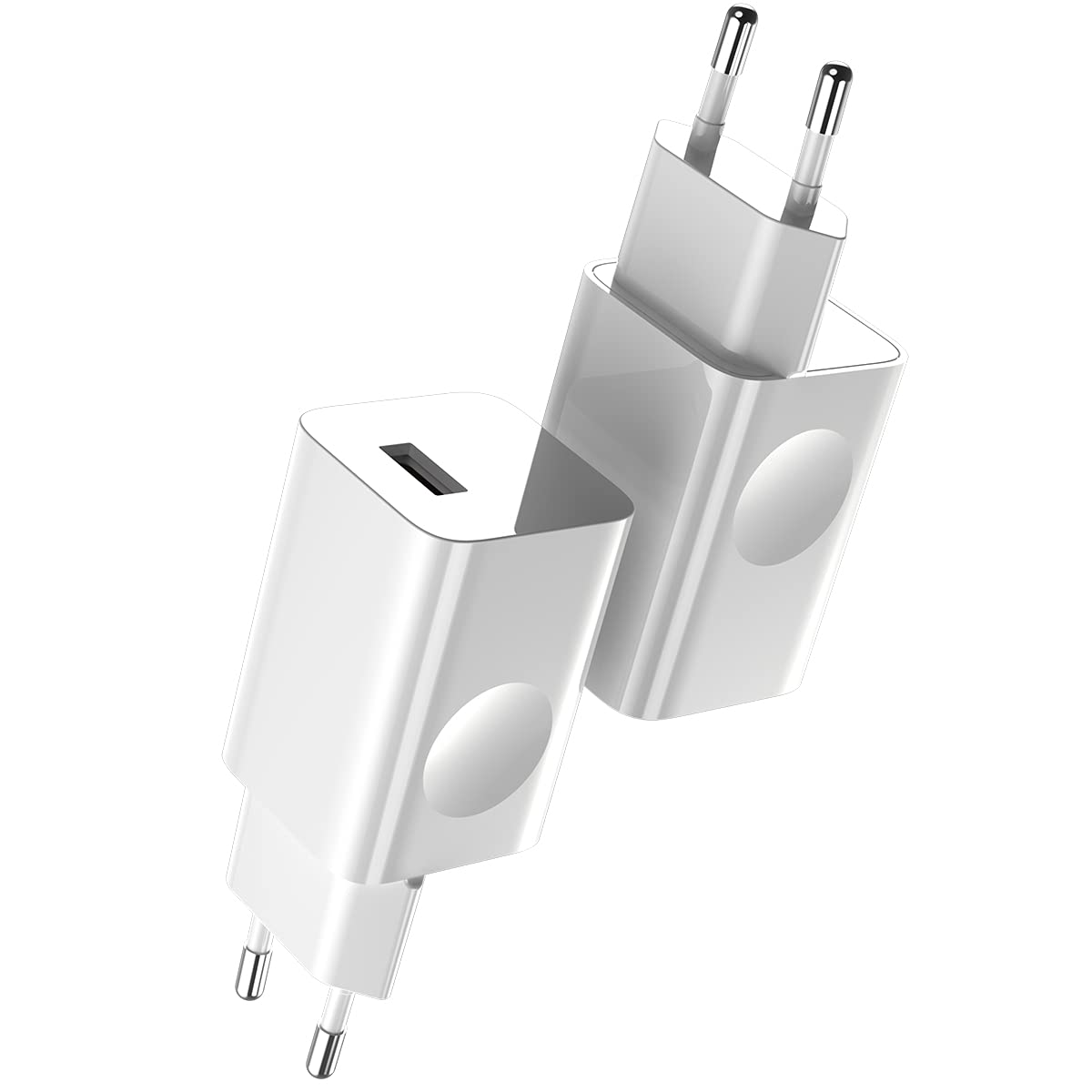 Baseus Chargeur secteur 1x port USB-A 24W (Blanc)