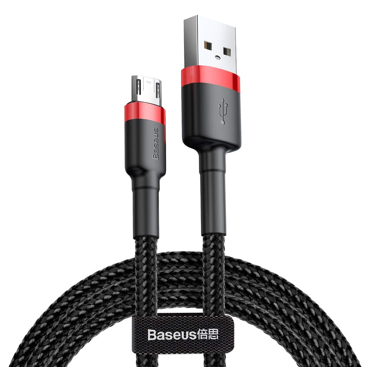 Baseus Cable Cafule USB type A - Micro B QC3.0 M/M 1m (Noir/Rouge)