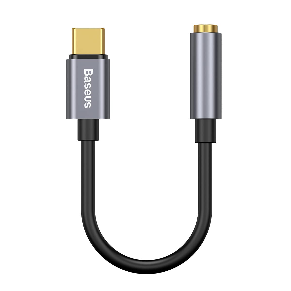 Baseus Adaptateur L54DAC 24Bits USB Type C vers Jack 3,5mm M/F (Noir)