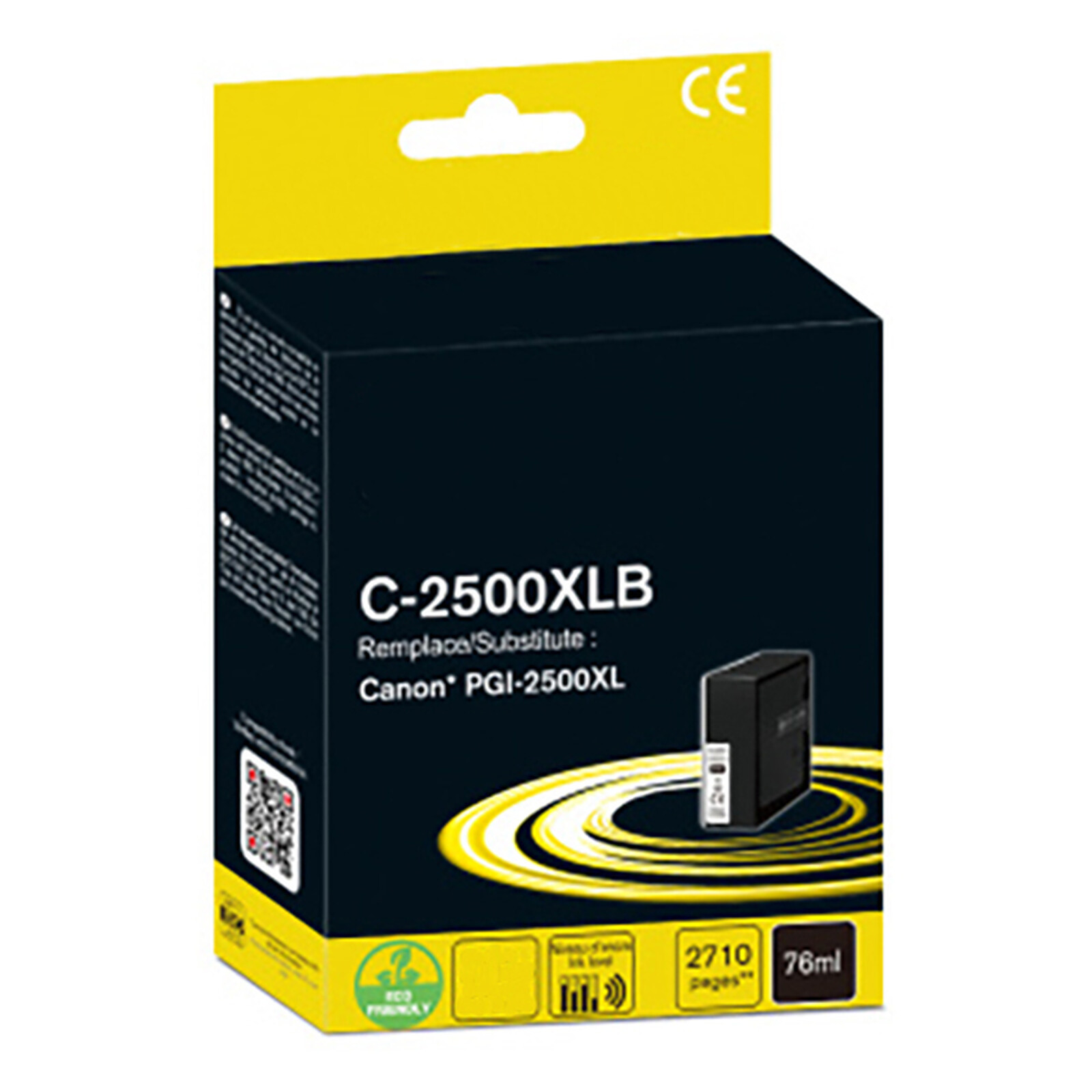 GENERIQUE Cartouche C-2500XLB compatible Canon PGI-2500XL (Noir)