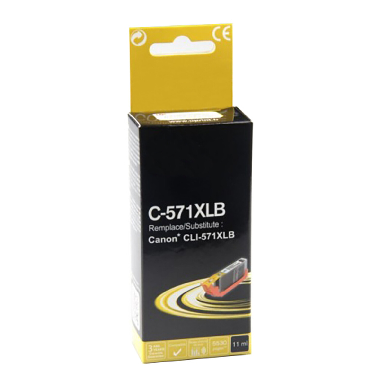 GENERIQUE Cartouche compatible Canon CLI-571XL (Noir)