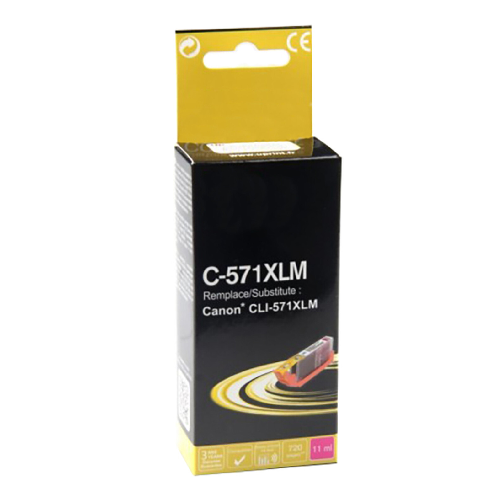 GENERIQUE Cartouche compatible Canon CLI-571XL (Magenta)