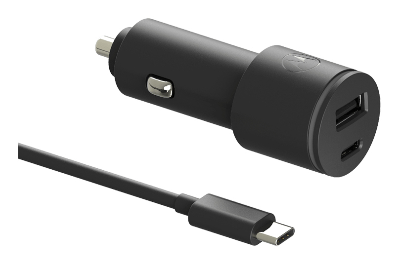 Motorola Chargeur Voiture SJV102-EU USB/USB-C 45W Noir