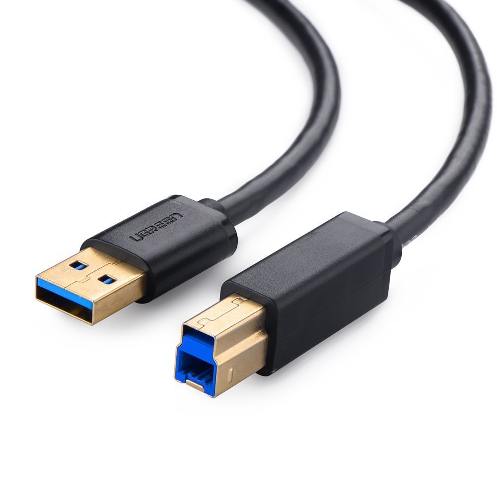 UGREEN Câble USB-A vers USB-B/2m/Noir
