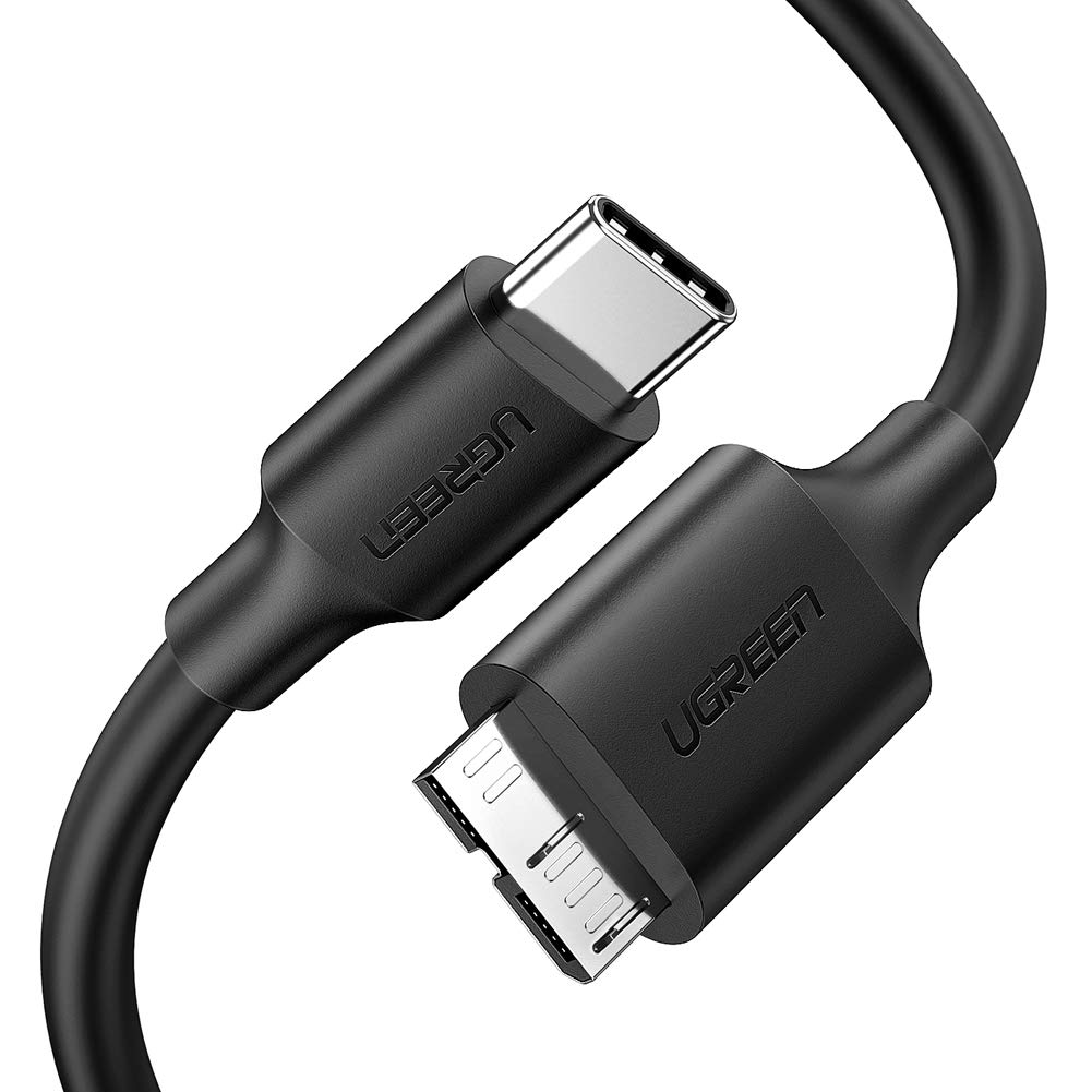 UGREEN Câble USB-C vers Micro B/3A/PVC/ABS/1m/Noir