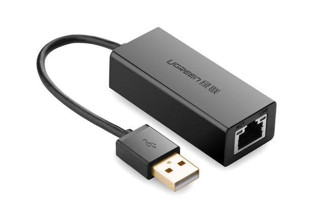 UGREEN Adaptateur RJ45 vers USB 2.0/0.10m/Noir