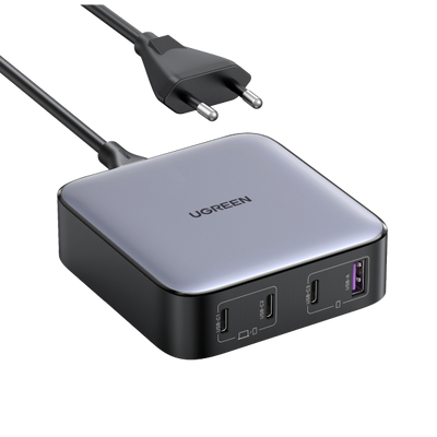 UGREEN secteur rapide de bureau 100W Gris Gris anodisé