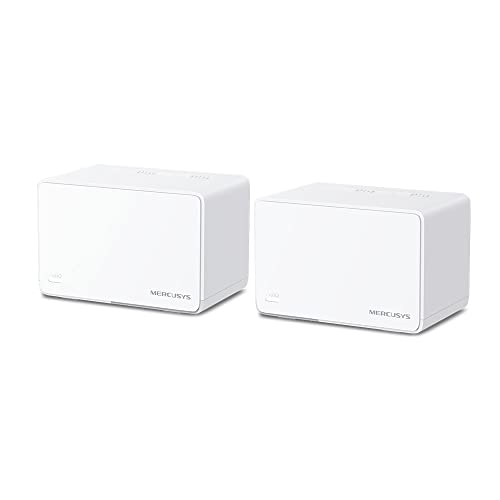 Mercusys Système Wi-Fi 6 (lot de 2 packs) Mesh AX3000 pour Toute la Maison Vitesse 574 Mb
