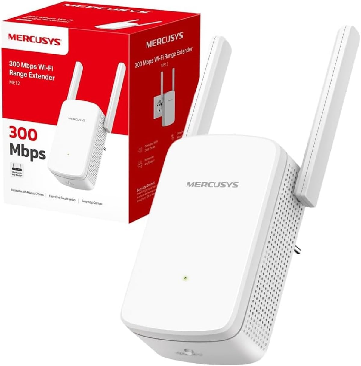 Mercusys Mercusys WL-Repeater ME12 N300 Wi-Fi Range Extender