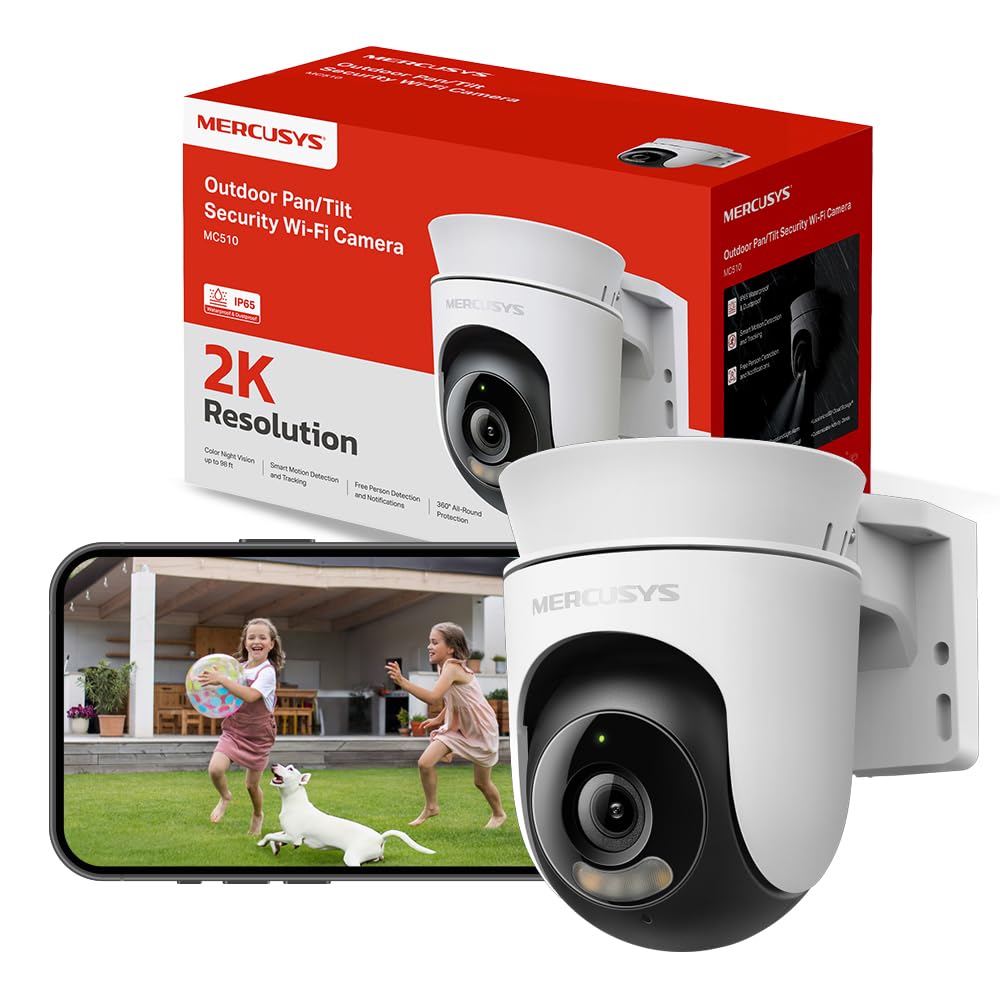 Mercusys Mercusys IPCam MC510 Outdoor Pan/Tilt Security WLAN