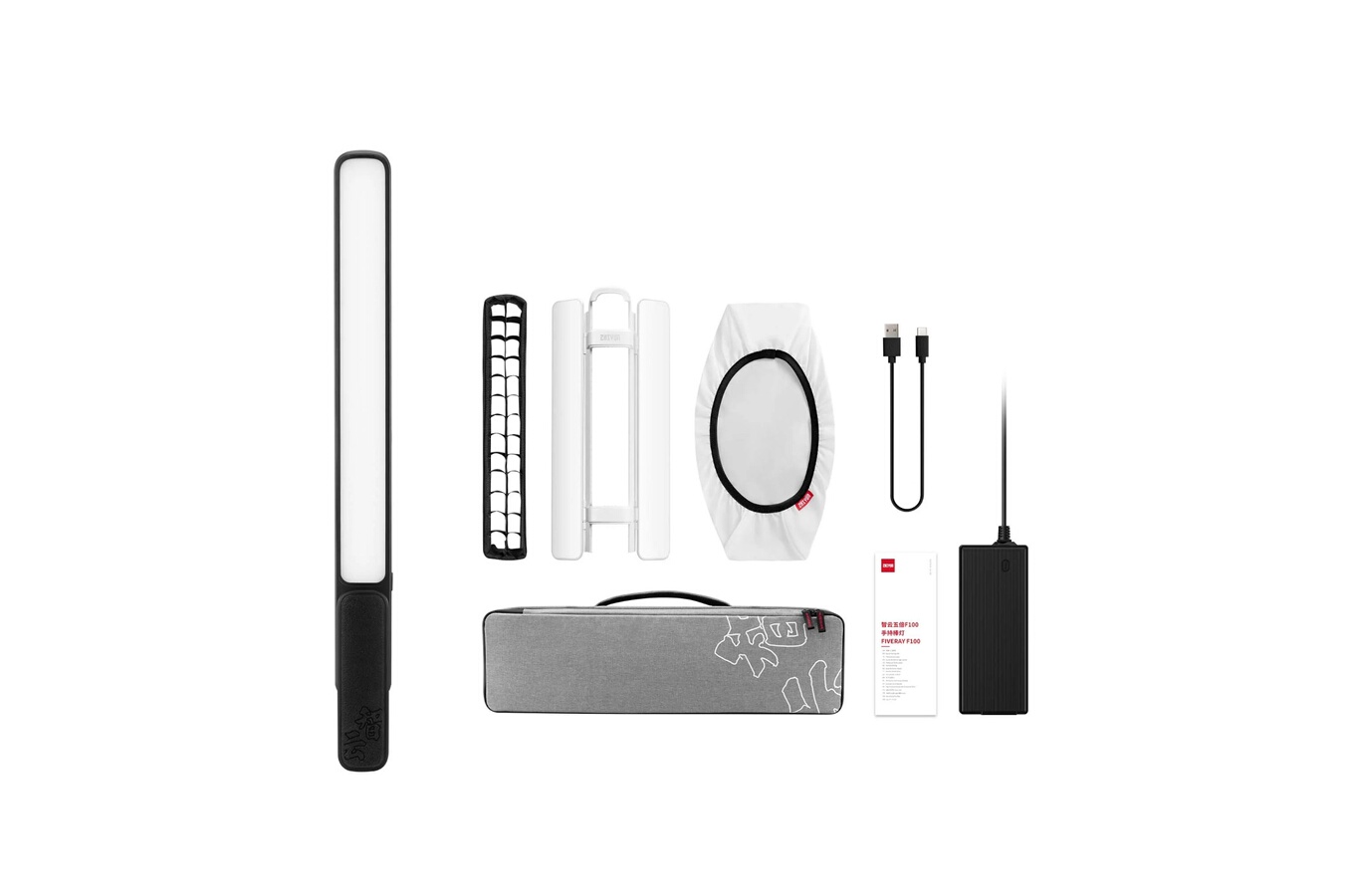 Zhiyun Torche baton LED FiveRay F100 Black Combo