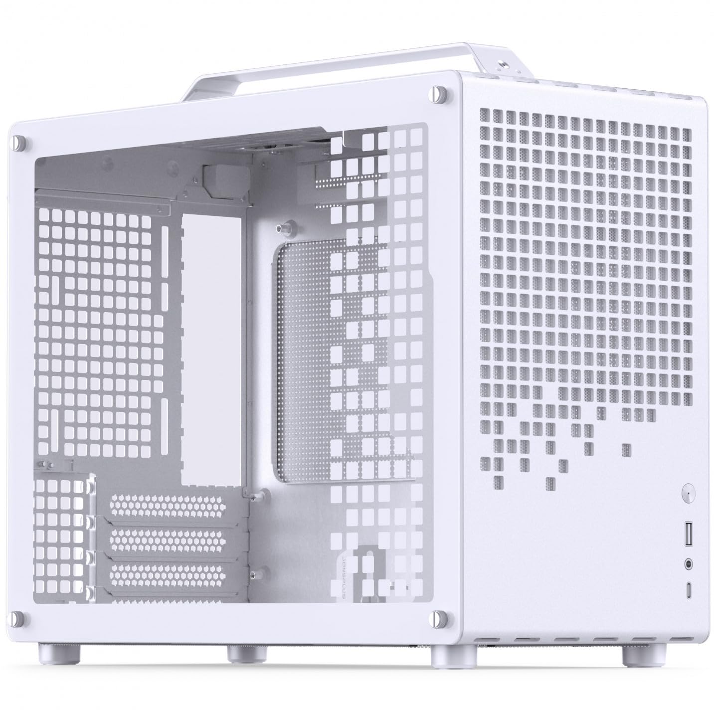 Jonsplus Z20 Micro-ATX Gehäuse, avec Tragegriff