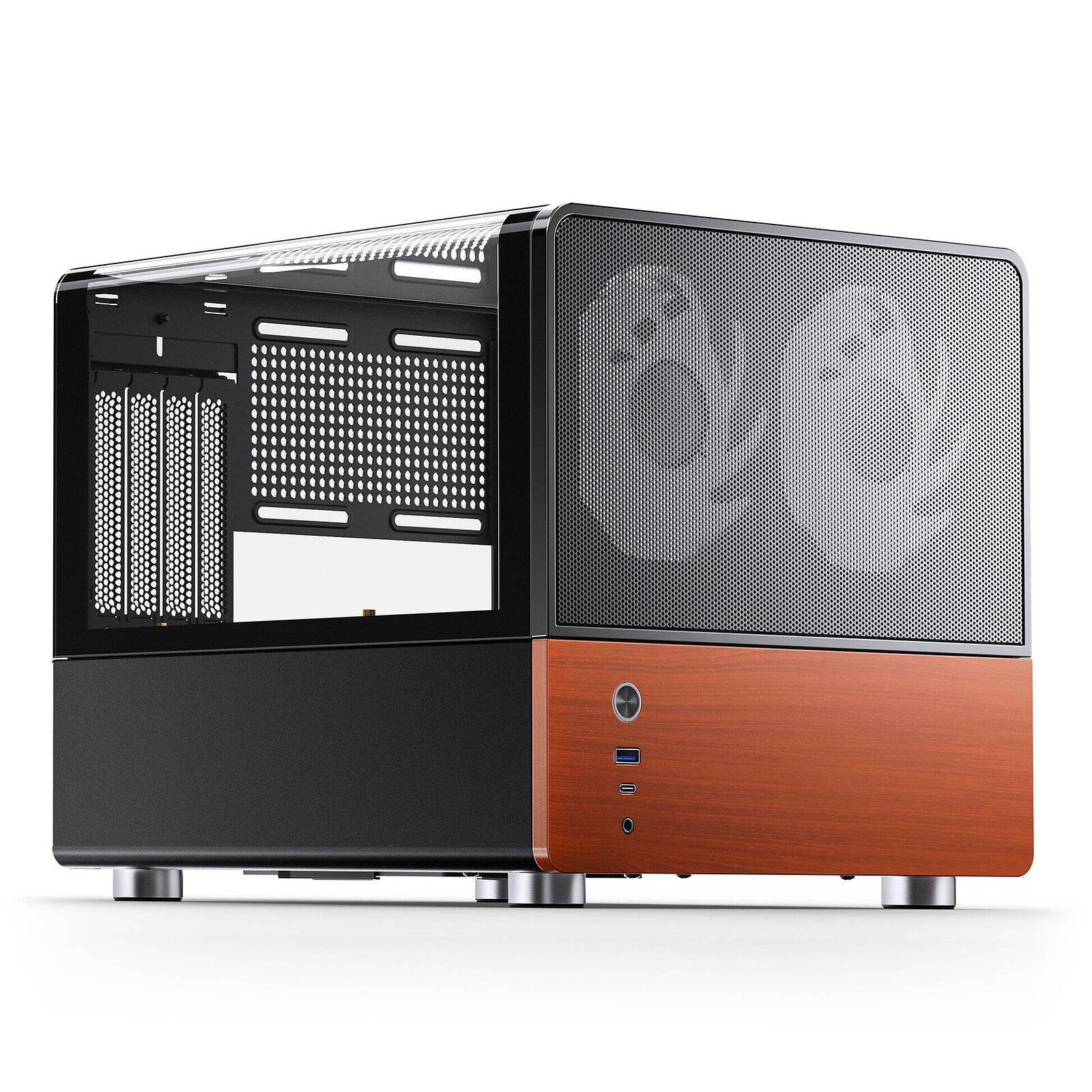 Jonsbo V12 PC-Gehäuse, Mini-Tower, Micro-ATX