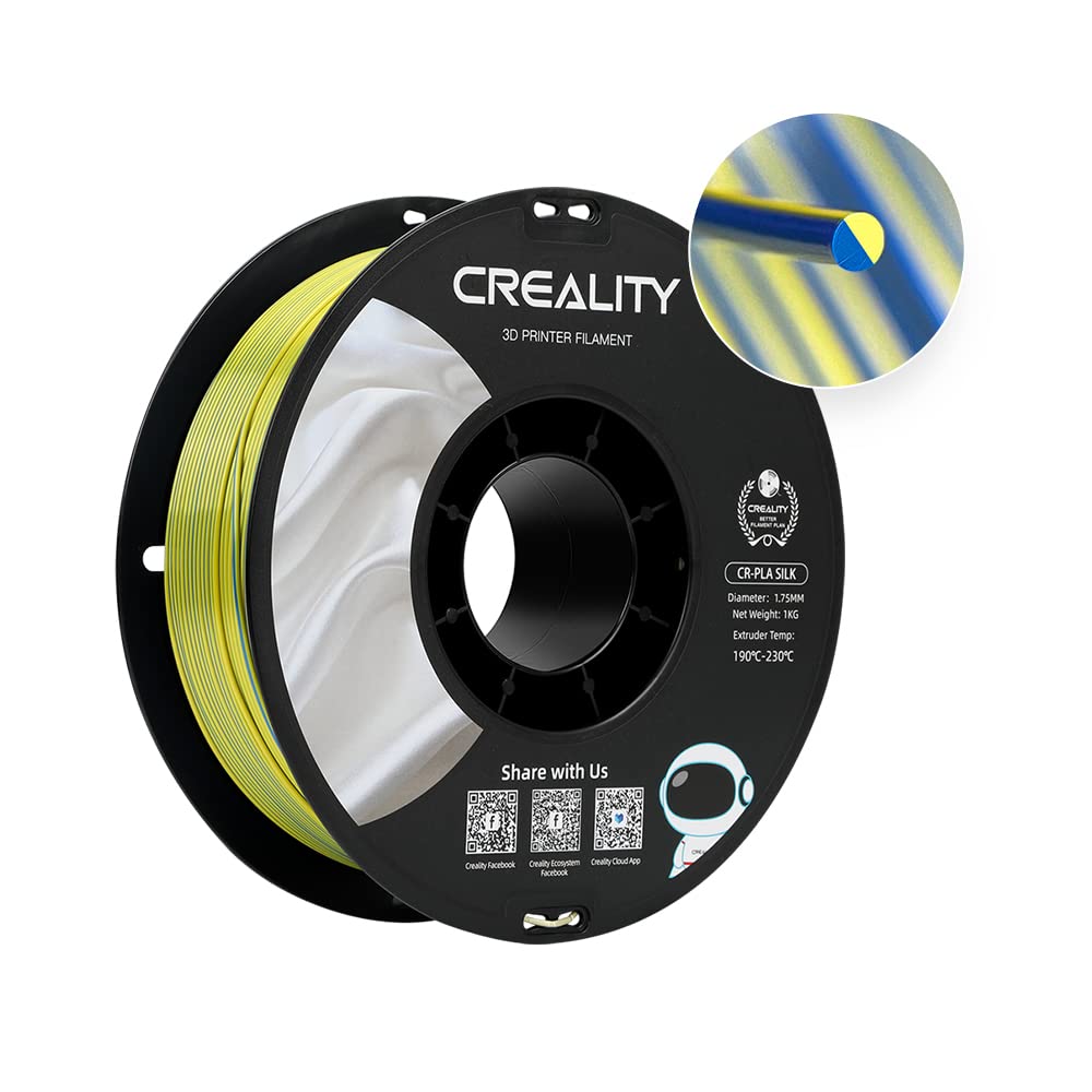 Creality CR-Silk PLA Filament Blau/Gelb