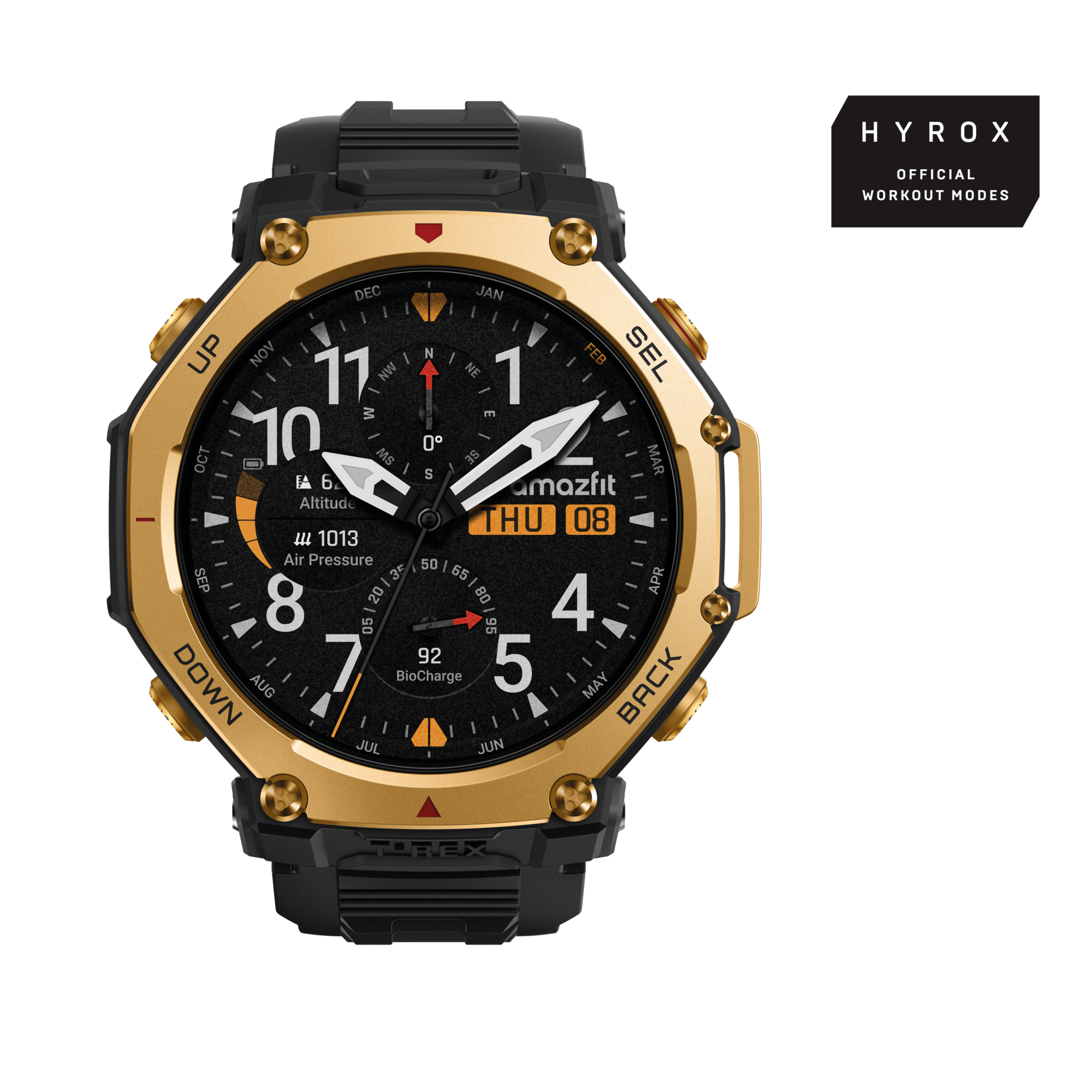 Amazfit T-Rex 3 Pro 48mm Black Gold