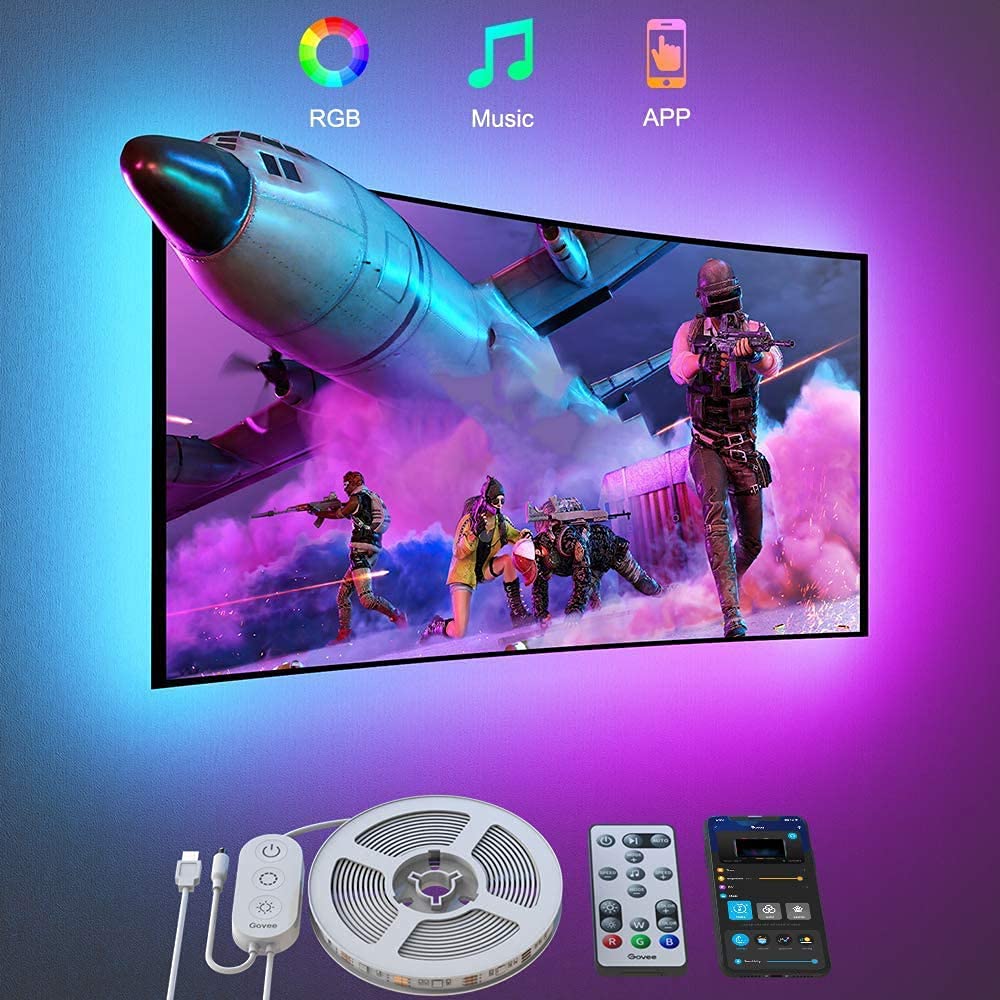 Govee Rétroéclairage LED RVB Bluetooth pour téléviseurs 46