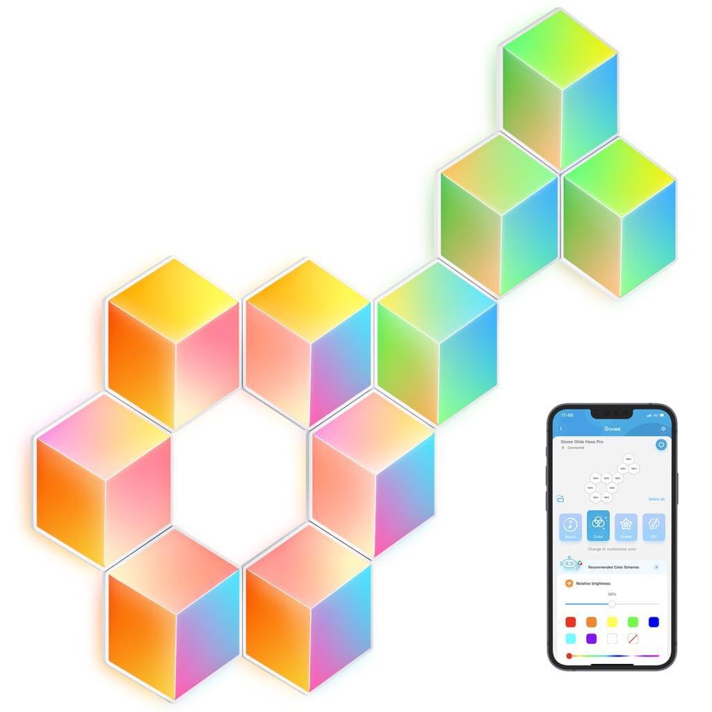 Govee Glide Hexa Pro LED Light Panels 10Pack