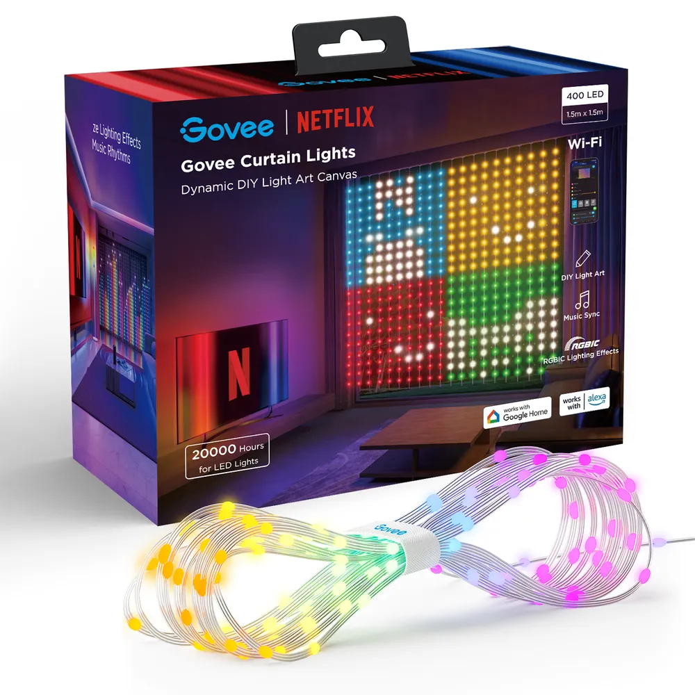 Govee Netflix WIFI & Bluetooth Curtain Lighting