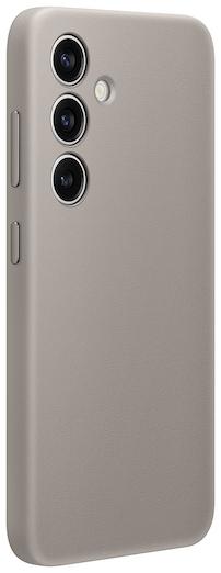 SAMSUNG Coque en cuir pour Galaxy S24 Taupe