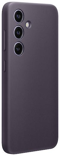 SAMSUNG Coque en cuir pour Galaxy S24 Violet foncé