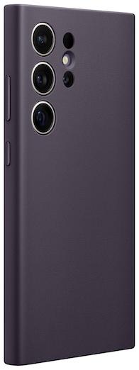 SAMSUNG Coque en cuir pour GALAXY S24 ULTRA VIOLET FONCE