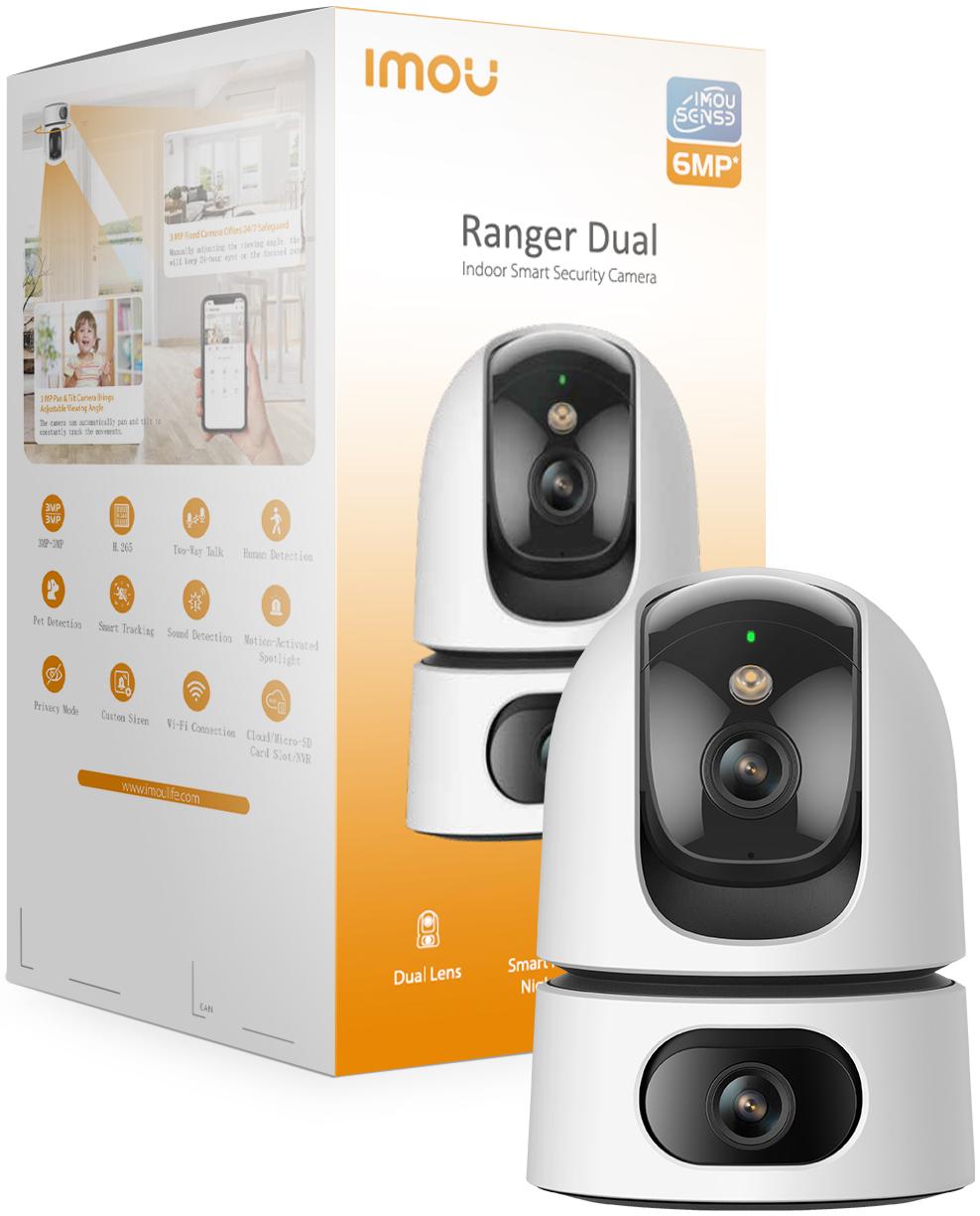 Imou Modèle du produit : Camera intérieure Ranger Dual 2 X 3MP Blanc