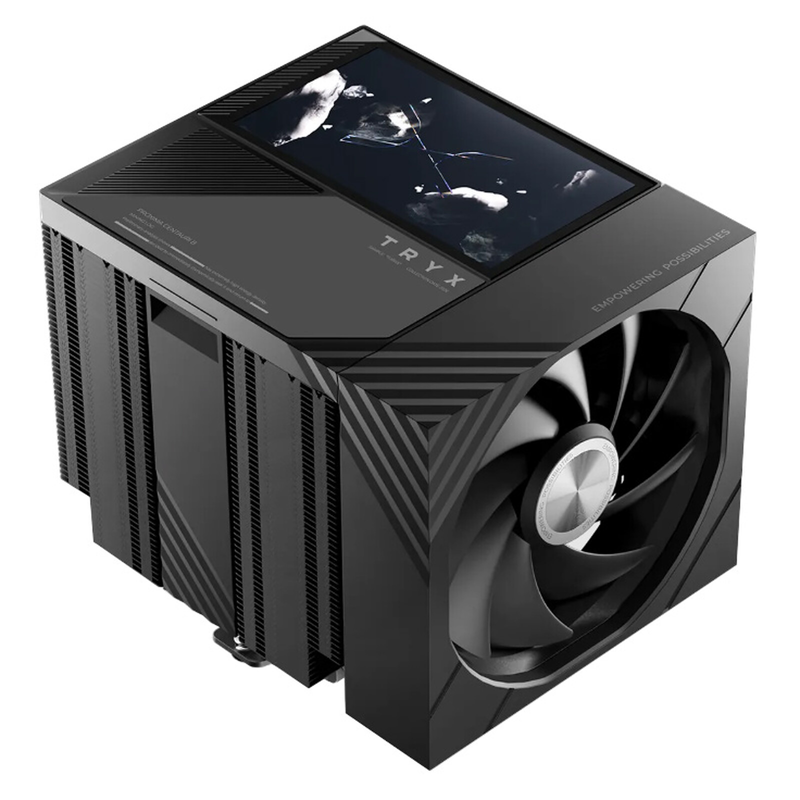 TRYX TURRIS T620 CPU-Luftkühler, Dual-Tower, avec 5-Zoll-Display