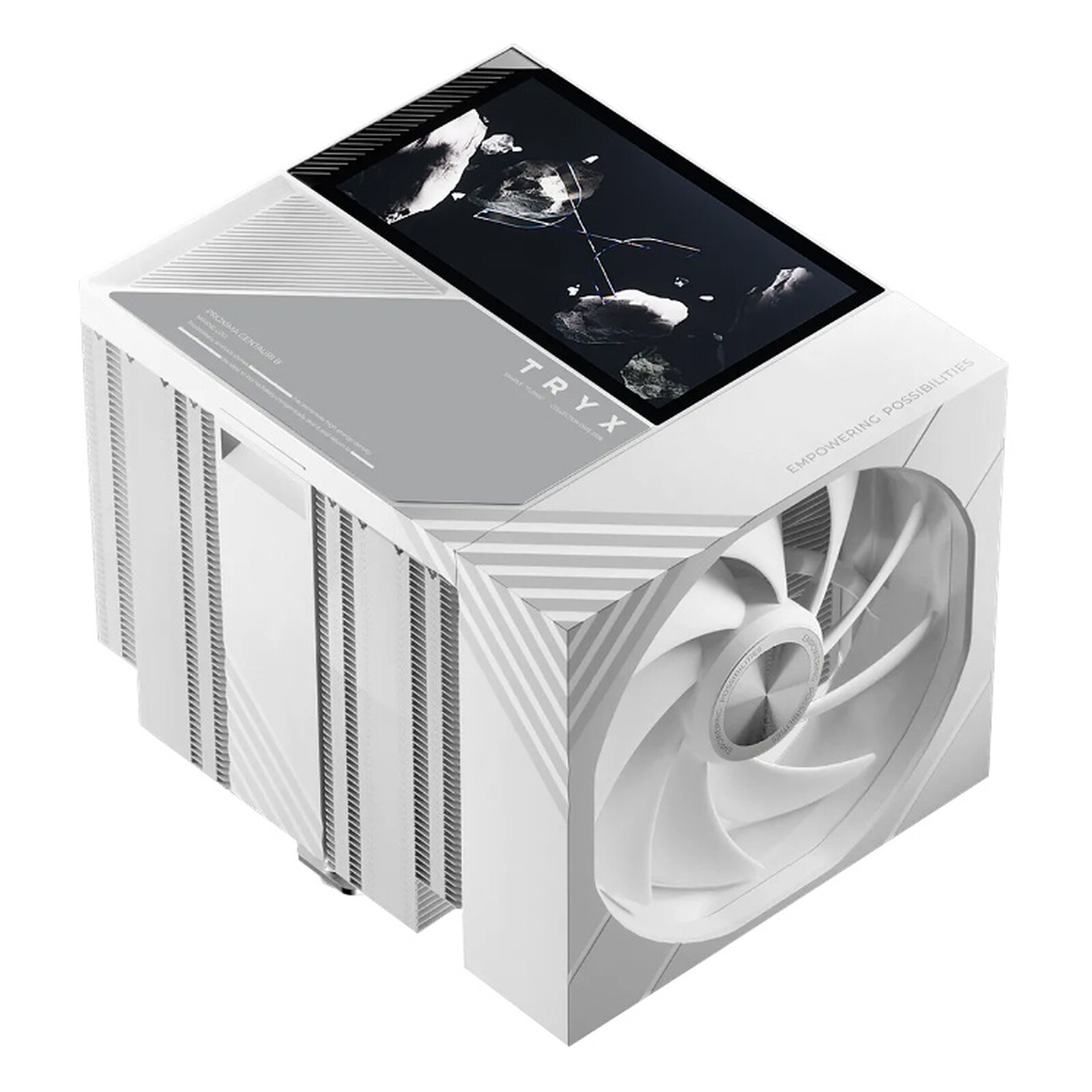 TRYX TURRIS T620 CPU-Luftkühler, Dual-Tower, avec 5-Zoll-Display