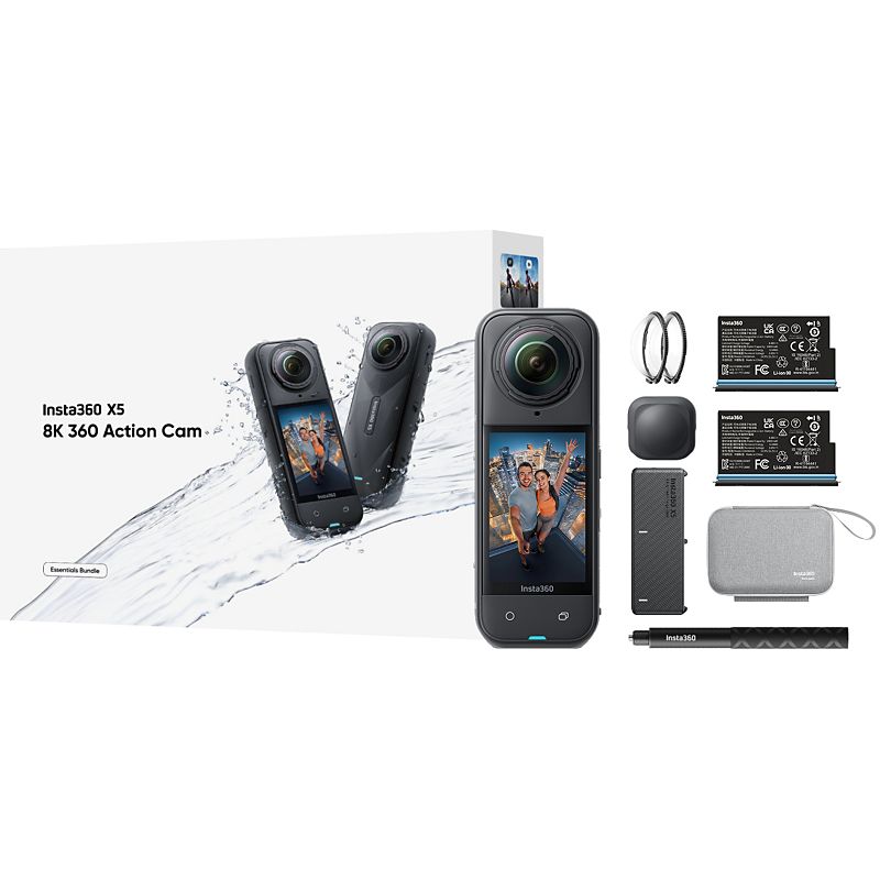 Insta360 camera 360 x5 bundle version