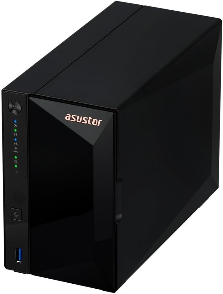 Asustor Serveur NAS Drivestor 2 Pro Gen2 AS-3302T - 8To (2x4To) WD Red Pro