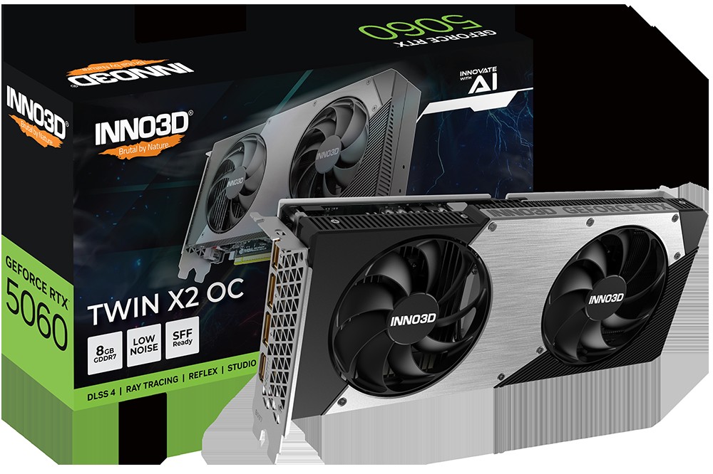Inno3D RTX 5060 8GB  Twin X2 OC V2 GDDR7