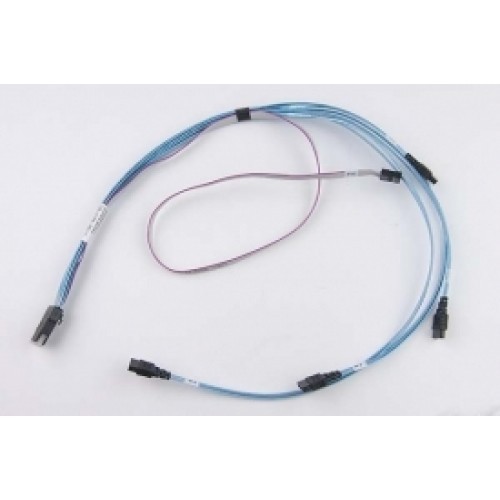 SuperMicro Supermicro 30AWG, IPASS to 4 SATA, 55/45/35/30CM, W/ 55CM SB
