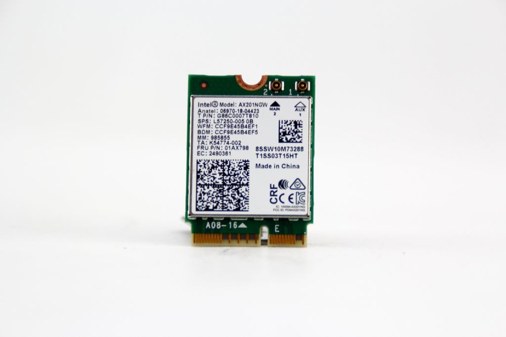 INTEL WiFi Netzwerkadapter M.2 2230 6 AX201 intern bulk