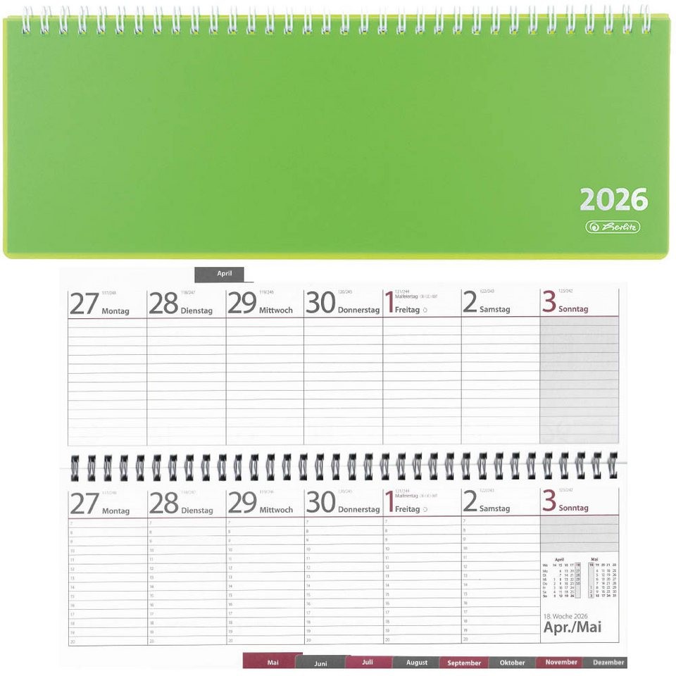 Herlitz Schreibtischkalender Colour fs 2026