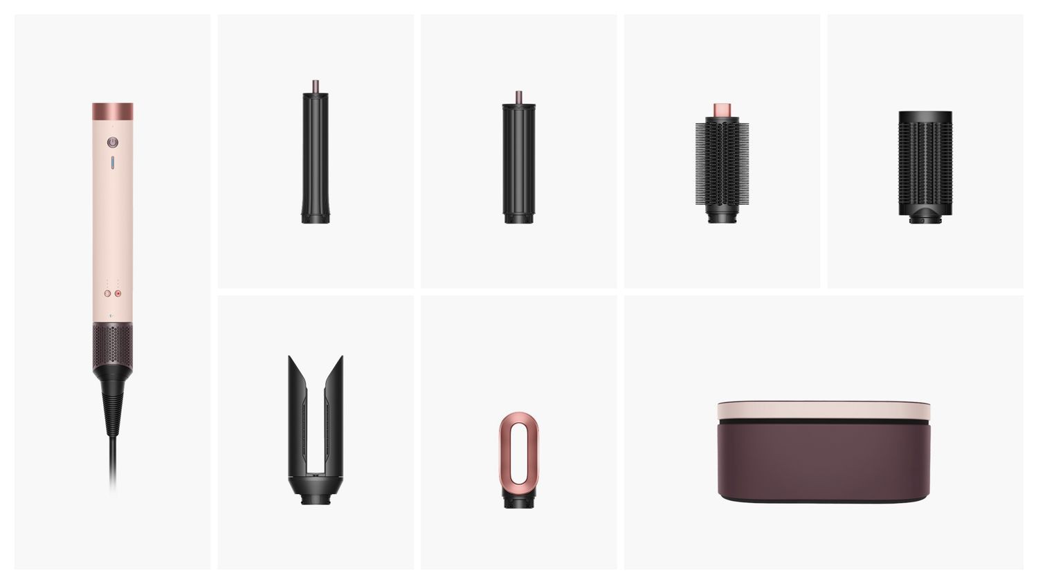 Dyson Airwrap Co-anda 2 x Straight & Wavy Pink/Rose