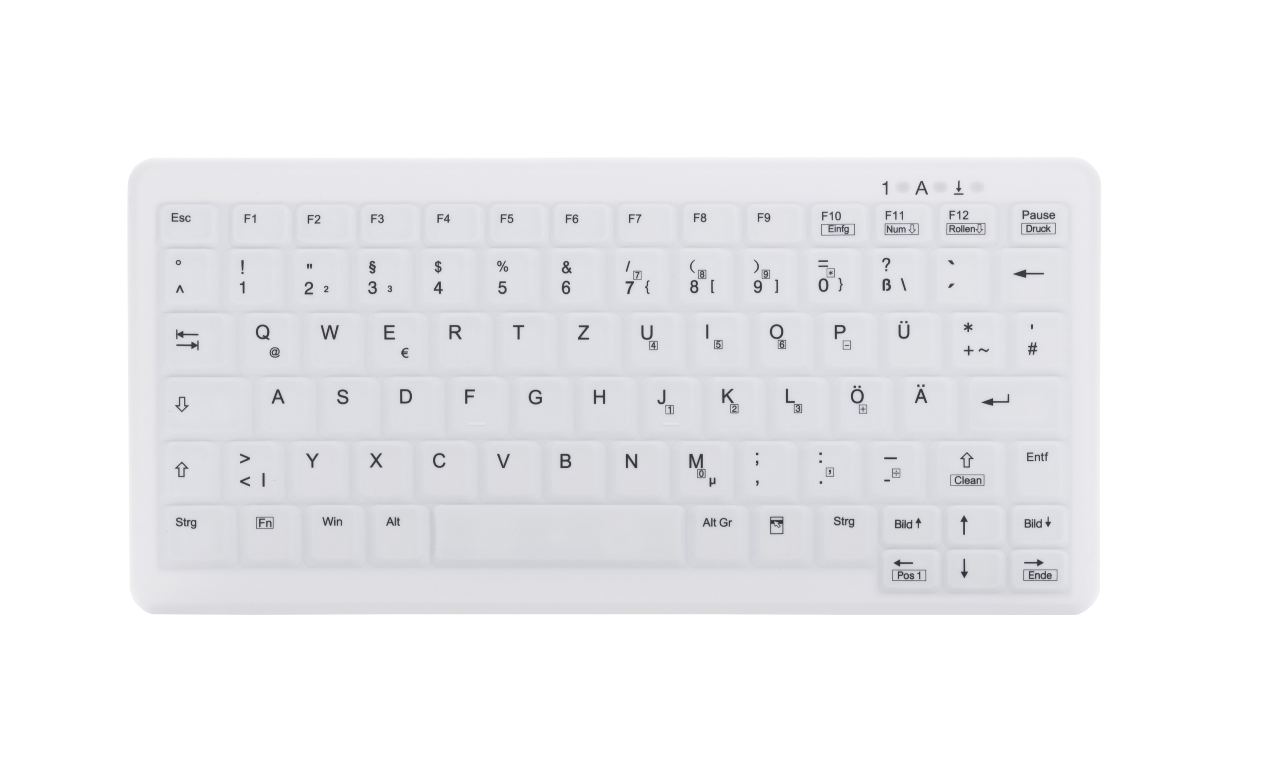 Cherry AK-C4110F-FUS-W/GE Active Key Wireless Keyboard (GE)