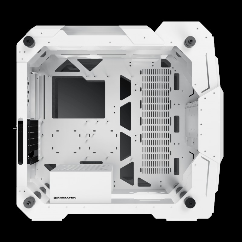 Xigmatek Boitier Grand Tour E-ATX  Cloud Digital avec panneaux vitrÃ©s (Blanc)