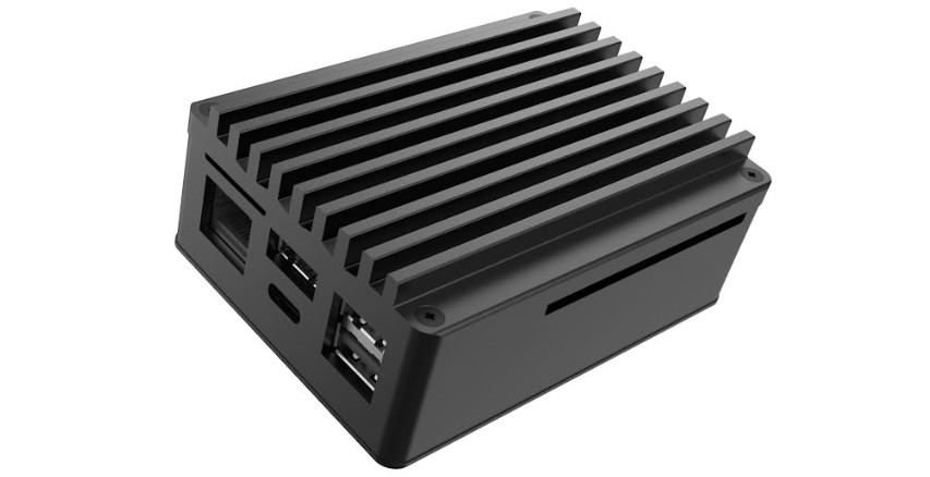 AKASA Skyline 3 Pro Boitier pour Asus Tinker Board 3 et 3s, Aluminium, lüfterlos