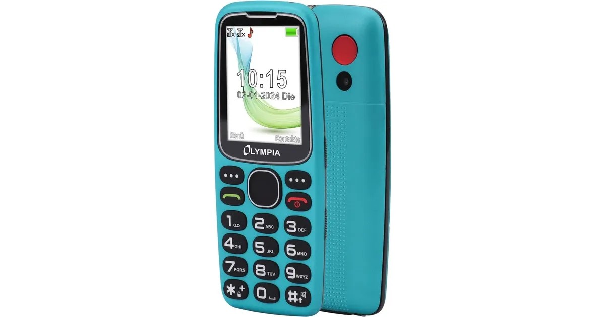 Olympia Mobiltelefon STAR türkis