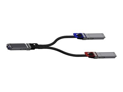 NVIDIA - Répartiteur 800GBase à connexion directe - OSFP (M) pour OSFP (M) - 2 m - sans halogène, dessus plat, passif