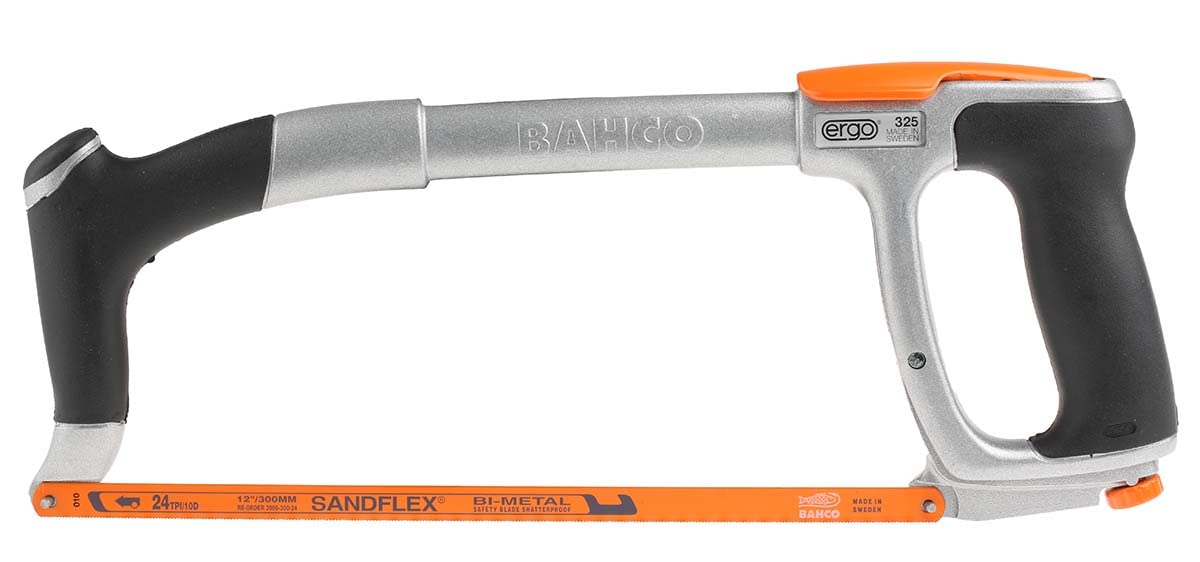 Bahco Monture de scie à métaux prof. BAHCO Ergo 325 avec lame bimétal 24 dents