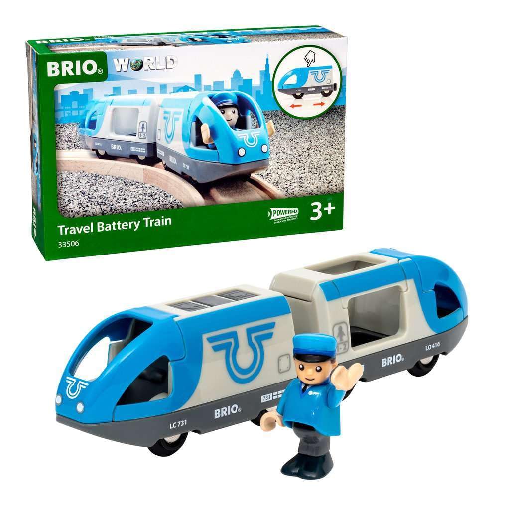 Brio World Blauer Reisezug