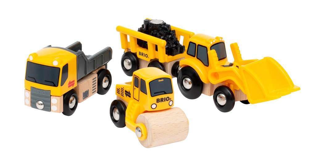 Brio World Baustellenfahrzeuge