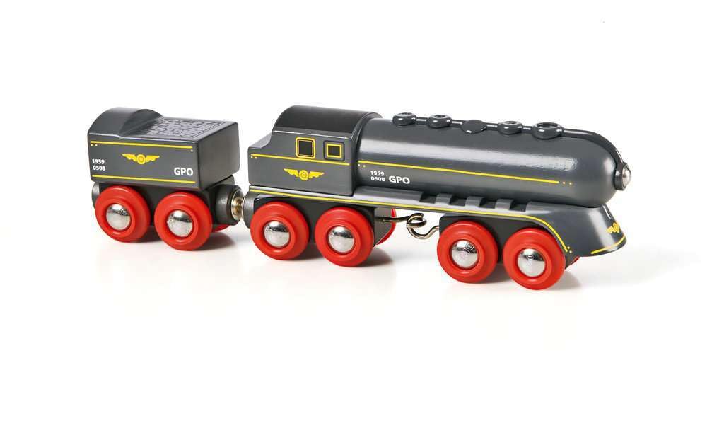 Brio World Schwarzer Kugelblitz avec Tender