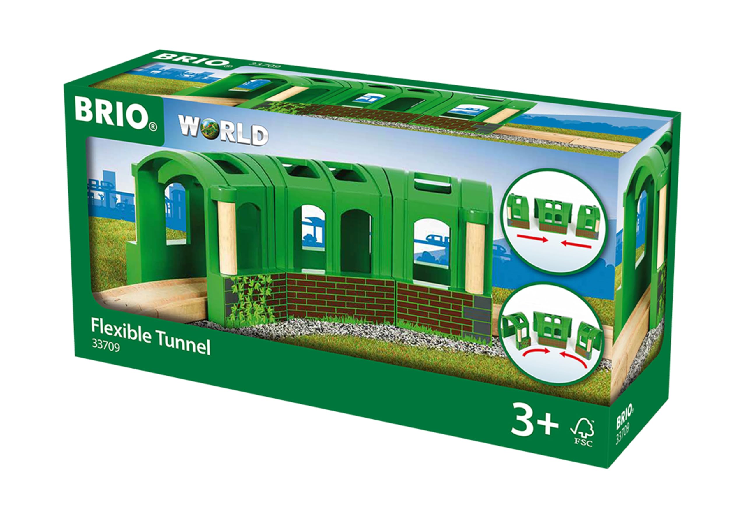 Brio World Flexibler Tunnel