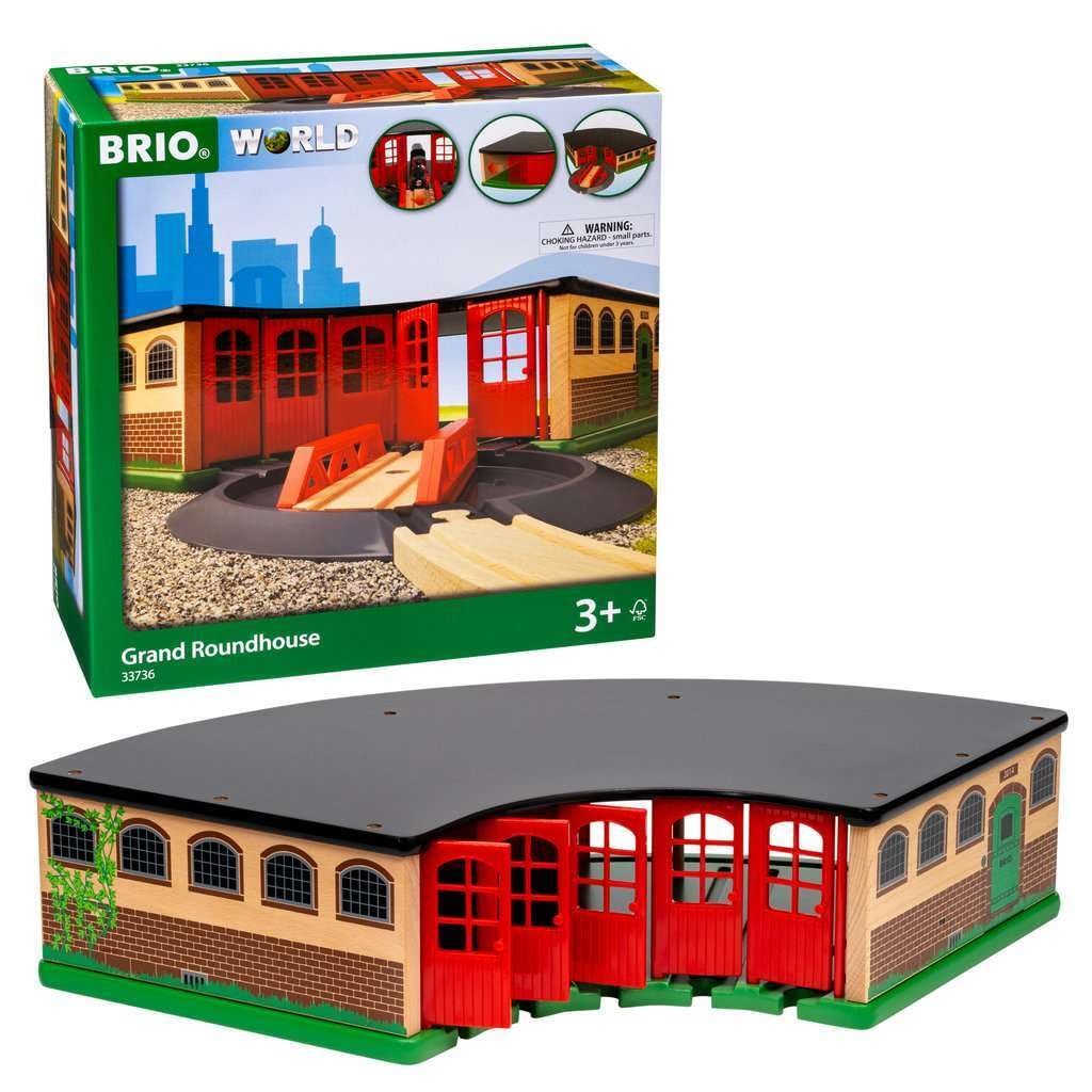Brio World Großer Ringlokschuppen