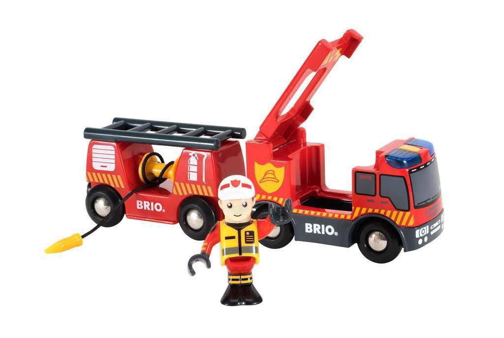 Brio World Feuerwehr-Leiterfahrzeug