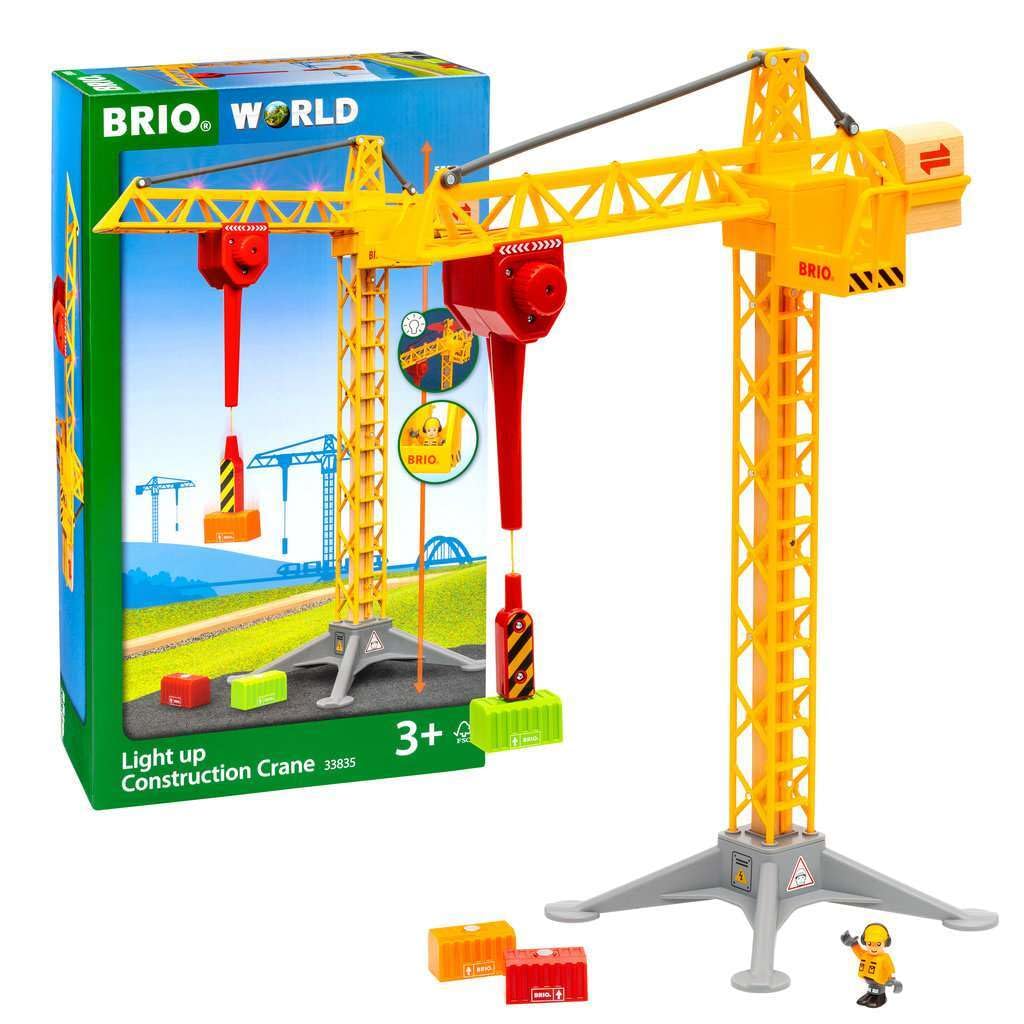 Brio World Großer Baukran avec Licht