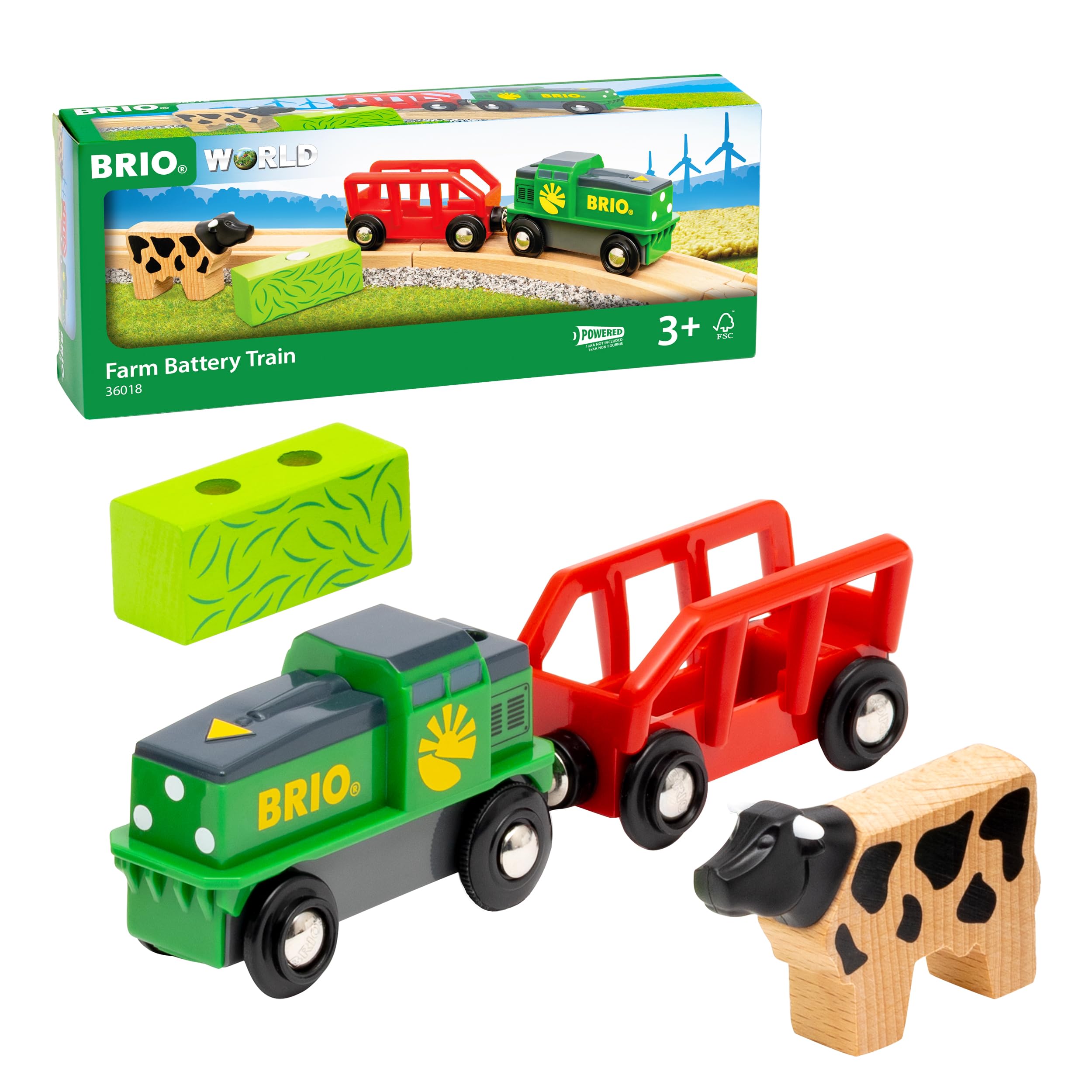 Brio World Bauernhof-Batterie-Zug